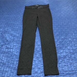 Reitman’s Black Textured Trousers . Size 10 regular- dressy straight leg pants